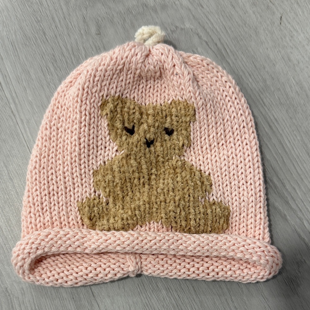 Luba-Robert Pink Bear Hat Baby